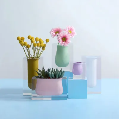 Bel Air Scoop Vase Celadon