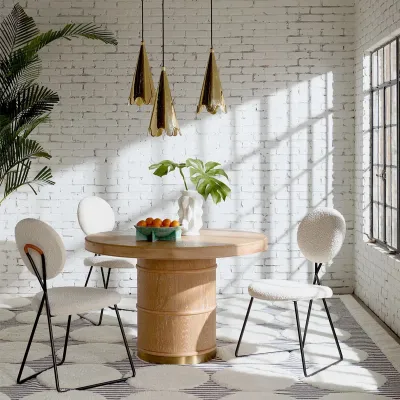 Caprice Dining Chair Olympus Oatmeal