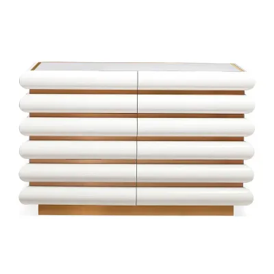 Kiki 6-Drawer Dresser Ivory