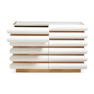 Kiki 6-Drawer Dresser Ivory