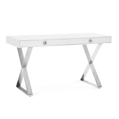 Channing Desk White