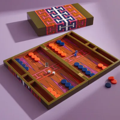 Madrid Backgammon Set