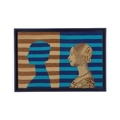 Renaissance Stripes Beaded Art
