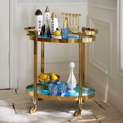 Ultramarine Bar Cart