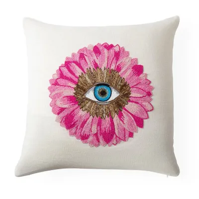 Petals Beaded Pillow 20" x 20"