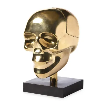 Brass Skull Box