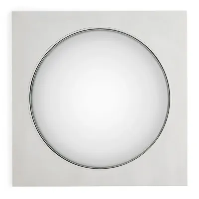 Globo Convex Round Mirror Nickel