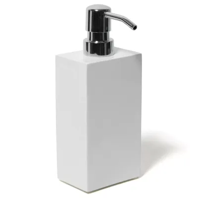 Lacquer White Lotion/Soap Dispenser