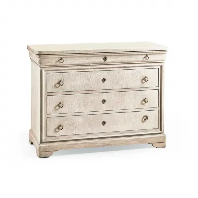 Timeless Entropy Louis Phillipe Drawer Chest in Bleached Walnut 54"