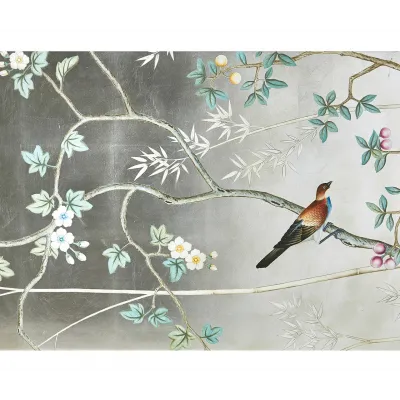 Shimmering Moon Half Round Panel Bed