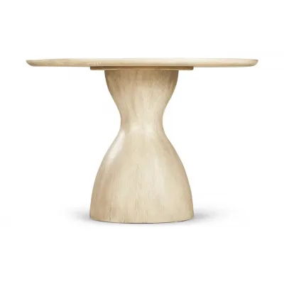 Water Seamount Oak Pedestal Table