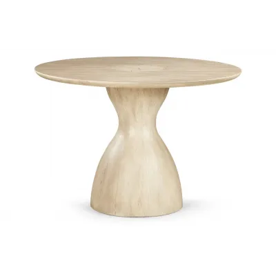 Water Seamount Oak Pedestal Table