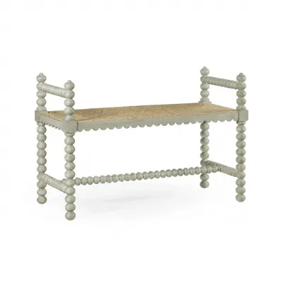 Bellingham Country Grey Single Bench by William Yeoward