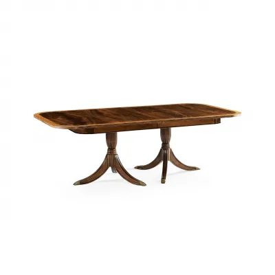 Windsor Regency Two-Leaf Mahogany Dining Table
