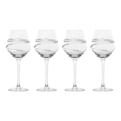 Chloe White Wine Glass Set of 4