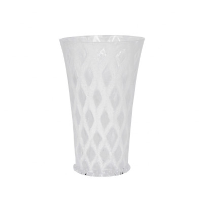 Trellis Large Tumbler - White