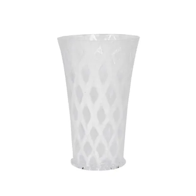 Trellis Large Tumbler - White