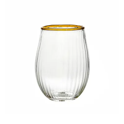 Nell Daffodil Stemless Wine Glass