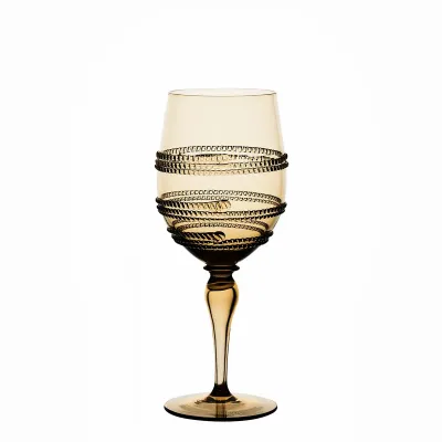 Ella Amber Wine Glass