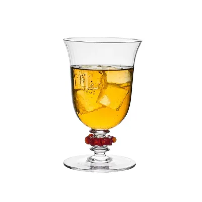 Nell Ruby Ruffle Goblet