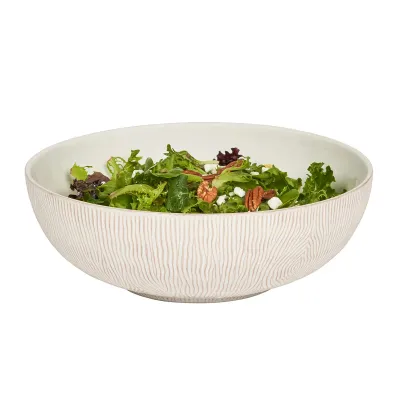 Blenheim Oak 12" Serving Bowl Whitewash