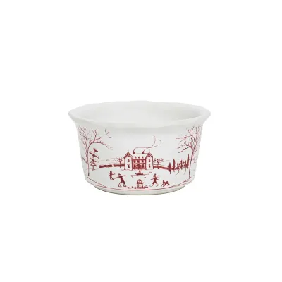 Country Estate Ruby Winter Frolic Ramekin