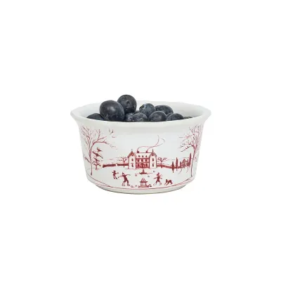 Country Estate Ruby Winter Frolic Ramekin