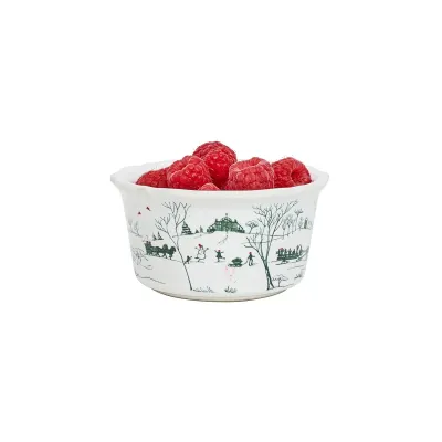 Country Estate Evergreen Winter Frolic Ramekin