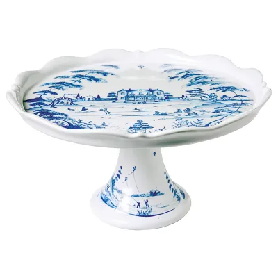 Country Estate Delft Blue Cake Stand