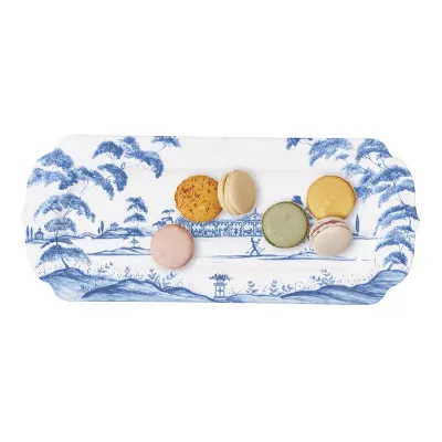 Country Estate Delft Blue 15" Hostess Tray