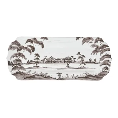 Country Estate 15" Hostess Tray - Flint Grey