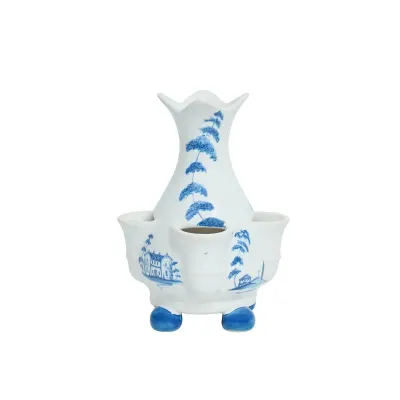 Country Estate Delft Blue Tulipiere Vase 6"