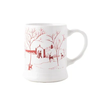 Country Estate Winter Frolic Ruby Mug