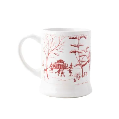 Country Estate Winter Frolic Ruby Mug