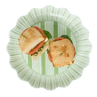 Cabana Stripe Melamine Dinnerware