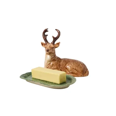 Forest Walk Multi Stag Butter Dish