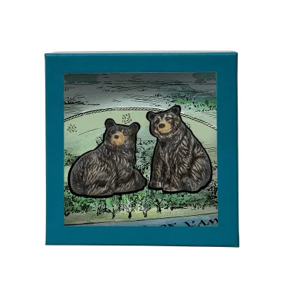 Clever Creatures Black Bear Salt and Pepper Shakers Set (2pc)