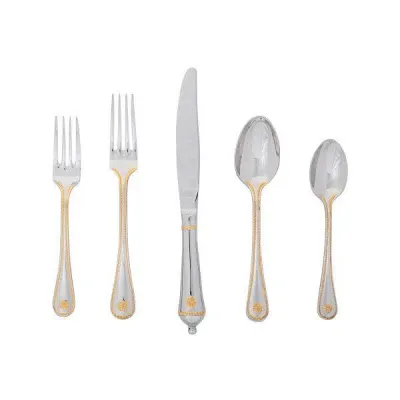 Berry & Thread Polished with Gold Accents Flatware