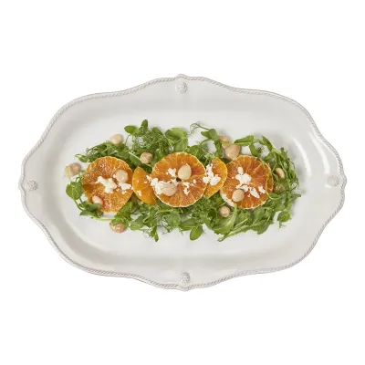 Berry & Thread 16" Platter - Whitewash
