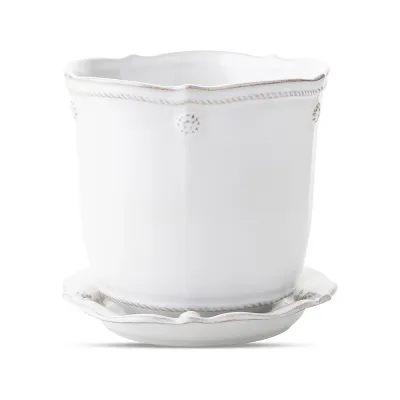 Berry & Thread Whitewash 5" Planter