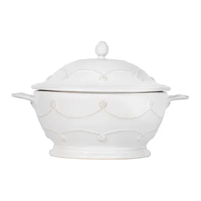 Berry & Thread Whitewash Casserole with Lid