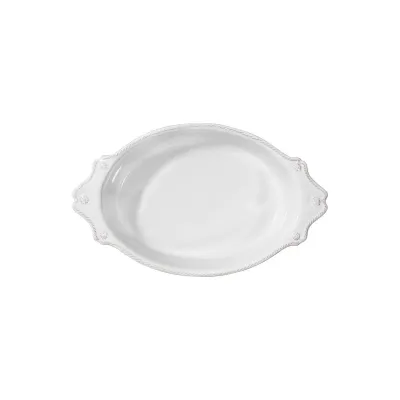 Berry & Thread Whitewash 13" Oval Baker