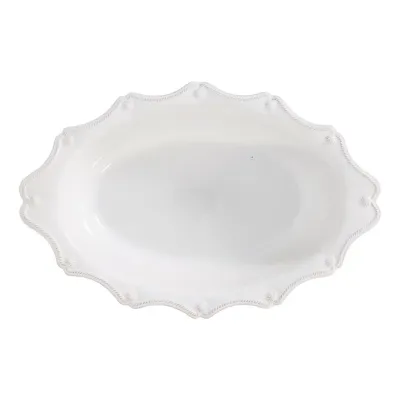 Berry & Thread Whitewash 18" Oval Baker