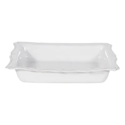 Berry & Thread Whitewash 17" Rectangular Baker