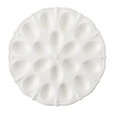 Berry & Thread 13" Deviled Egg Platter - Whitewash