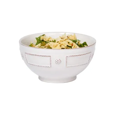 Berry & Thread French Panel Whitewash Cereal/Ice Cream Bowl