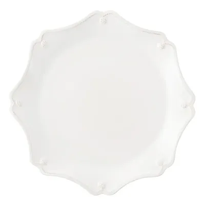 Berry & Thread Scalloped Charger/Platter - Whitewash