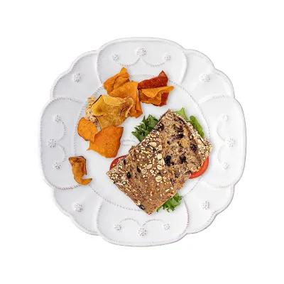 Jardins du Monde Whitewash Dessert/Salad Plate