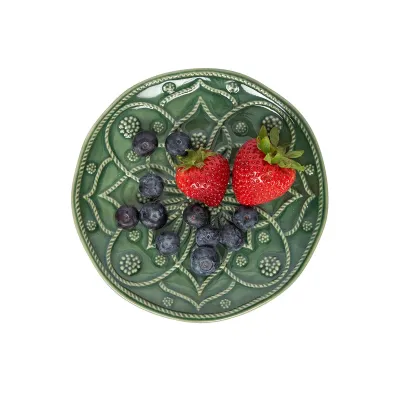 Jardins Du Monde Side/Cocktail Plate Assorted Set of 4 - Basil