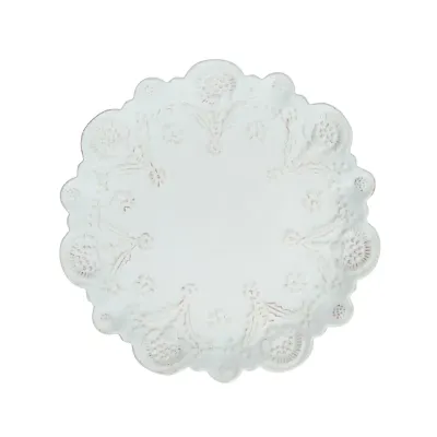 Berry & Thread Whitewash Thistle Dessert/Salad Plate